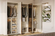 Atmacha Home And Living Nobu Cream Wardrobe