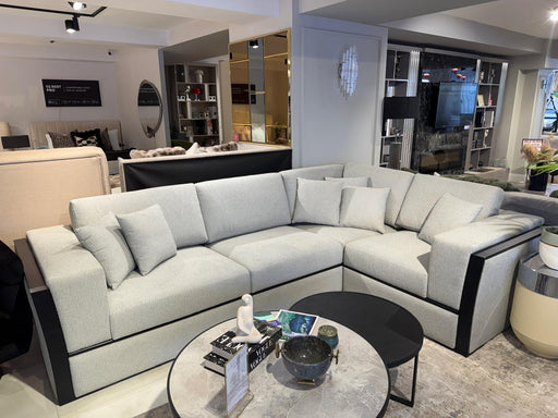 Atmacha Home And Living Outlet 305x210 / Right Facing / Matt black Ex Display Africa Corner Sofa(305x210 cm)