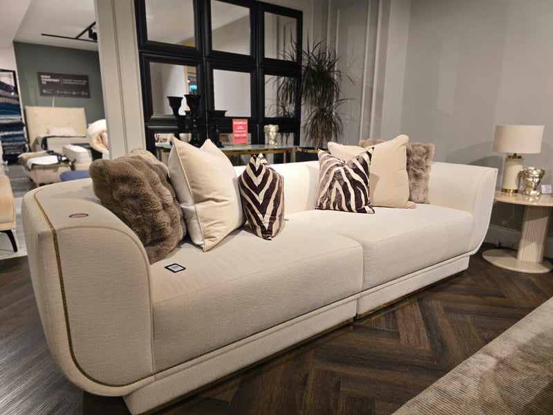 Atmacha Home And Living Outlet 4 Seater / Without Middle Table / Gold Odette 4 Seater Sofa (Outlet)