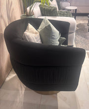 Atmacha Home And Living Outlet Black / Antique Brass Ex display Deria Armchair