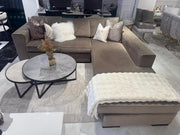 Atmacha Home And Living Outlet Brown / Right Facing / 260x260 cm Elegante Corner Sofa Brown 325x160cm Right Facing (Outlet)