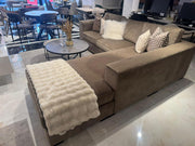 Atmacha Home And Living Outlet Brown / Right Facing / 260x260 cm Elegante Corner Sofa Brown 325x160cm Right Facing (Outlet)