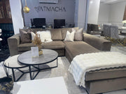 Atmacha Home And Living Outlet Brown / Right Facing / 260x260 cm Elegante Corner Sofa Brown 325x160cm Right Facing (Outlet)