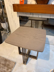 Atmacha Home And Living Outlet Cream Exdisplay Mardin Side Table(Premium Range)