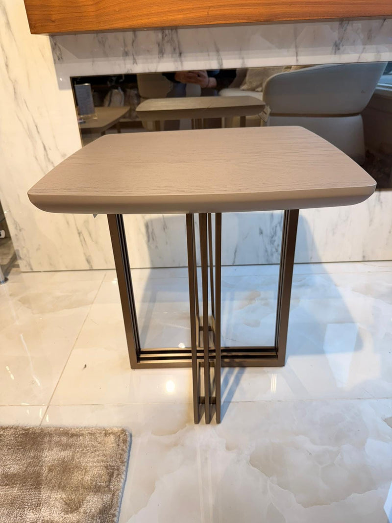 Atmacha Home And Living Outlet Cream Exdisplay Mardin Side Table(Premium Range)