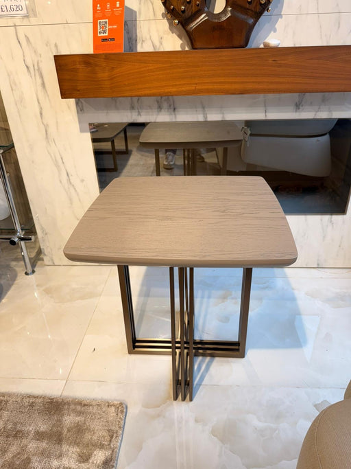 Atmacha Home And Living Outlet Cream Exdisplay Mardin Side Table(Premium Range)