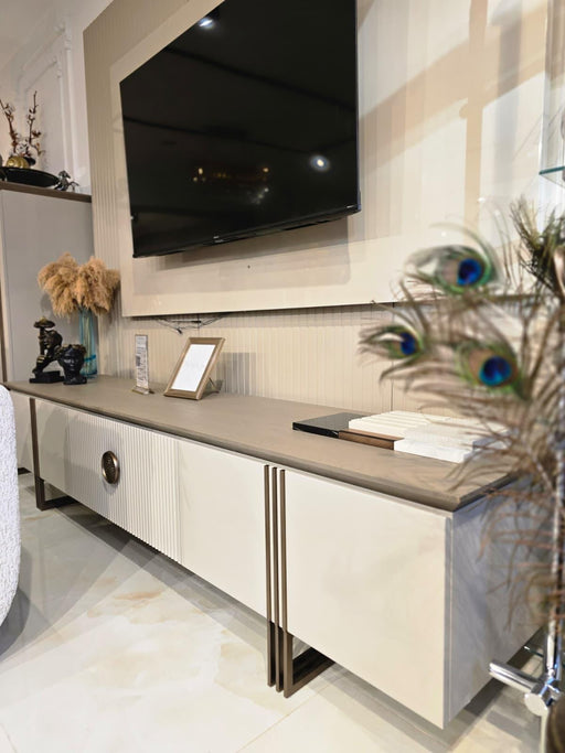 Atmacha Home And Living Outlet Cream Mardin Tv Unit (Outlet)