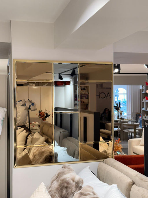 Atmacha Home And Living Outlet Gold / Mirror Exdisplay Style Mirror