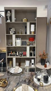 Atmacha Home And Living Outlet LED Book Shelf(100cm) Ex Display Pearl Book Shelf