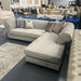 Atmacha Home And Living Outlet Modern Chesterfield Corner Sofa Ex-Display