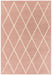 Atmacha Home And Living Rug Albany Diamond Pink Hand Tufted Contemporary Wool Rug