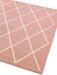 Atmacha Home And Living Rug Albany Diamond Pink Hand Tufted Contemporary Wool Rug