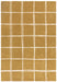 Atmacha Home And Living Rug Albany Grid Gold Rug