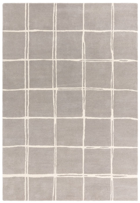 Atmacha Home And Living Rug Albany Grid Grey Rug