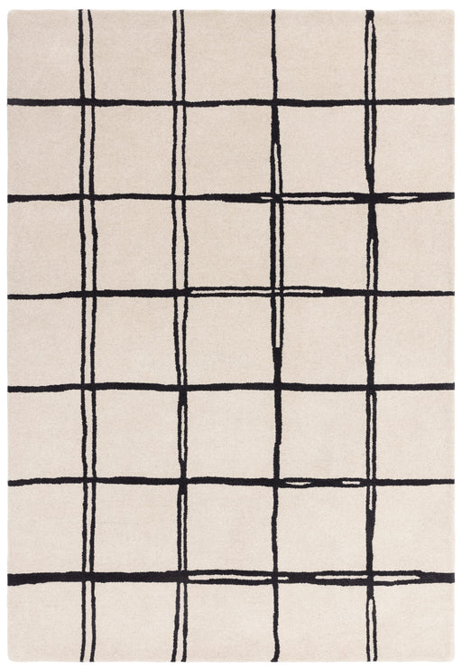 Atmacha Home And Living Rug Albany Grid Monochrome Rug