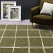 Atmacha Home And Living Rug Albany Grid Olive Rug