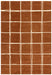 Atmacha Home And Living Rug Albany Grid Rust Rug