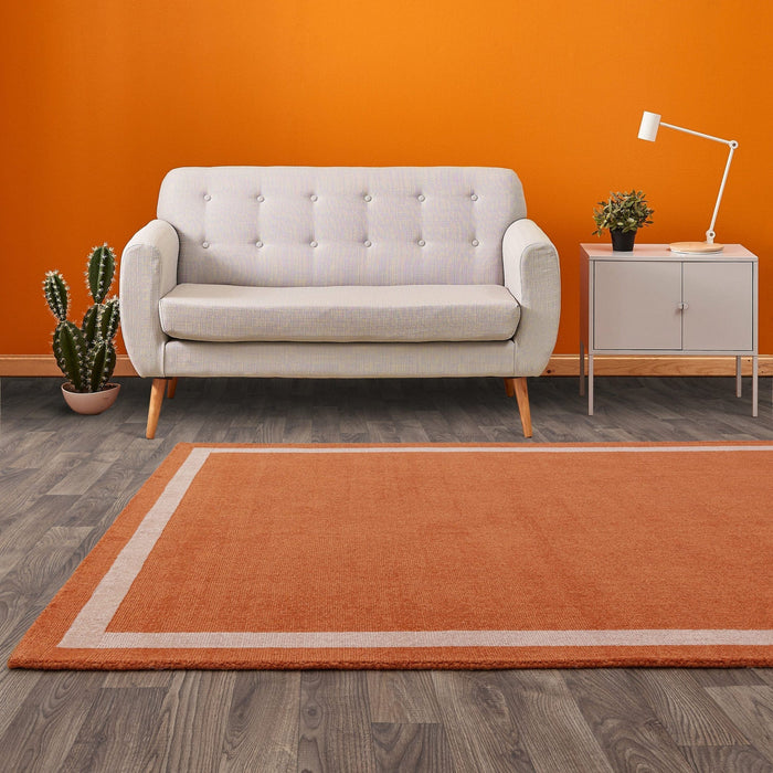 Atmacha Home And Living Rug Albi Orange Rug