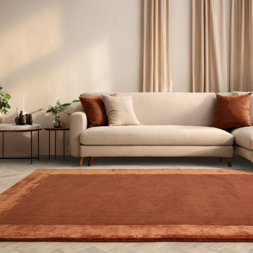 Atmacha Home And Living Rug Ascot Rust Rug