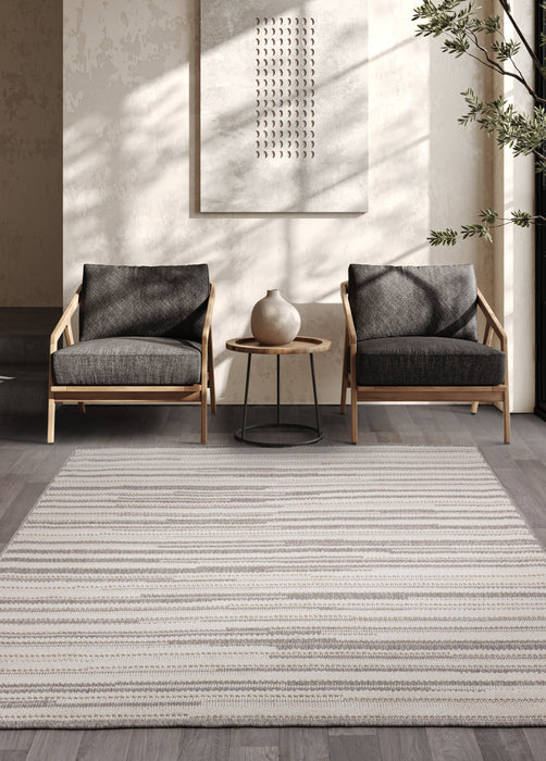 Atmacha Home And Living Rug Camber Stripe Grey Rug