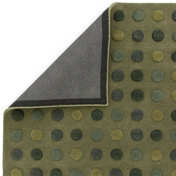 Atmacha Home And Living Rug Dotty Green Rug