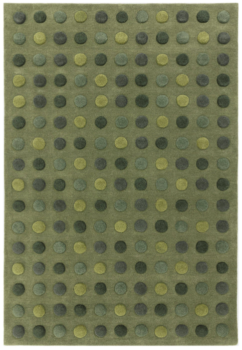 Atmacha Home And Living Rug Dotty Green Rug