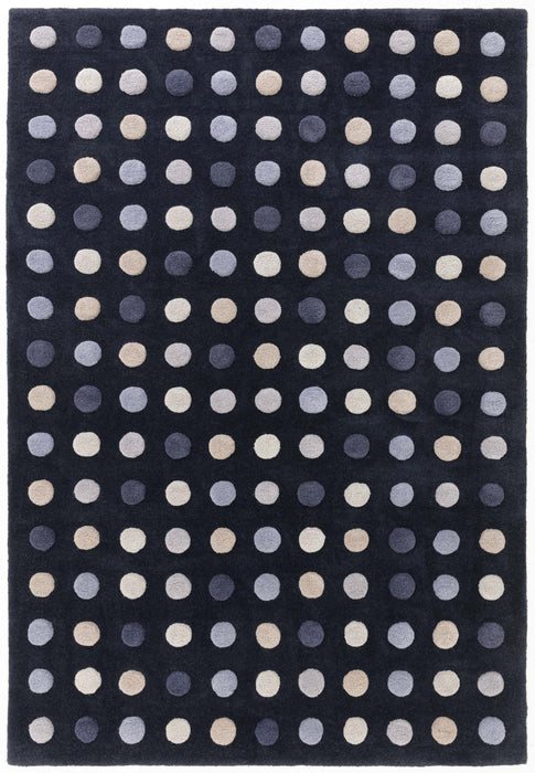 Atmacha Home And Living Rug Dotty Navy Rug