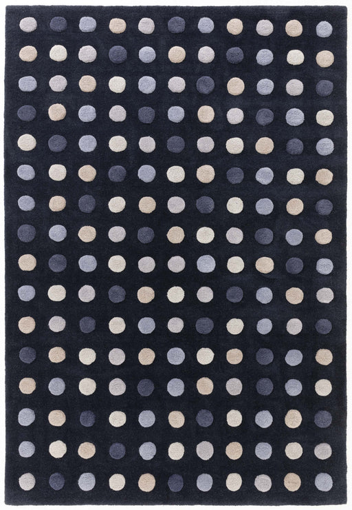 Atmacha Home And Living Rug Dotty Navy Rug