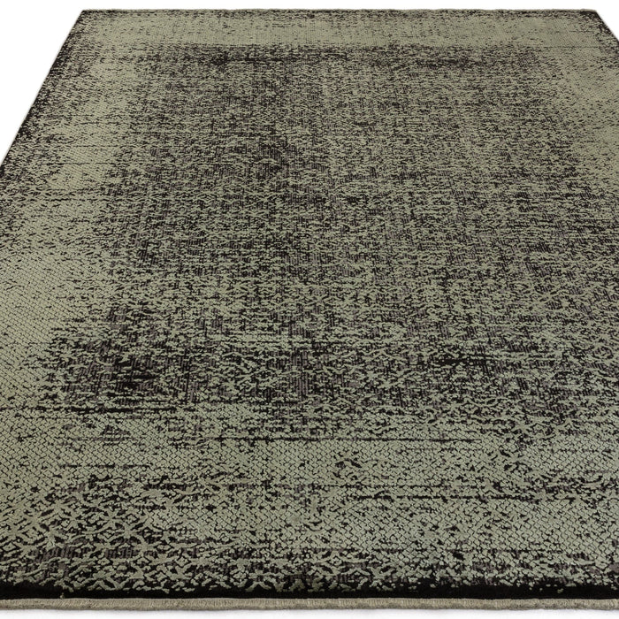 Atmacha Home And Living Rug Elodie Sage / Black Rug