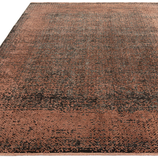 Atmacha Home And Living Rug Elodie Terracotta / Black Rug