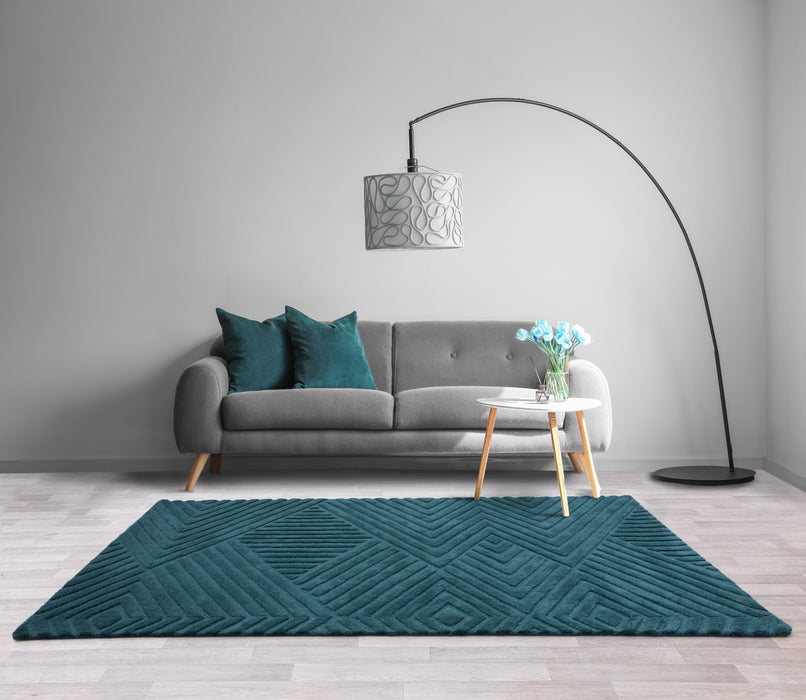 Atmacha Home And Living Rug Hague Teal Rug