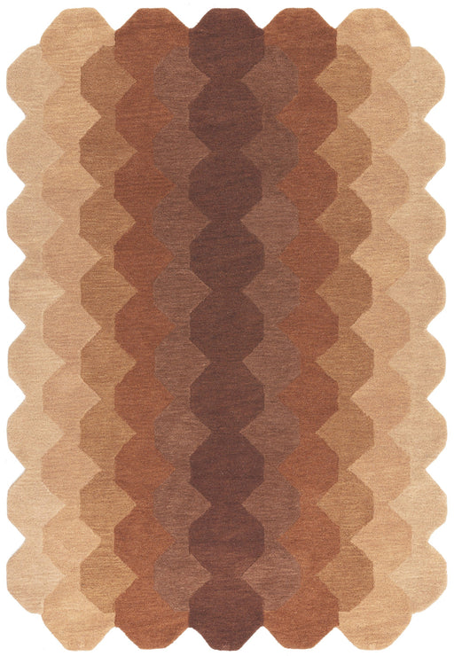 Atmacha Home And Living Rug Hive Rust Rug