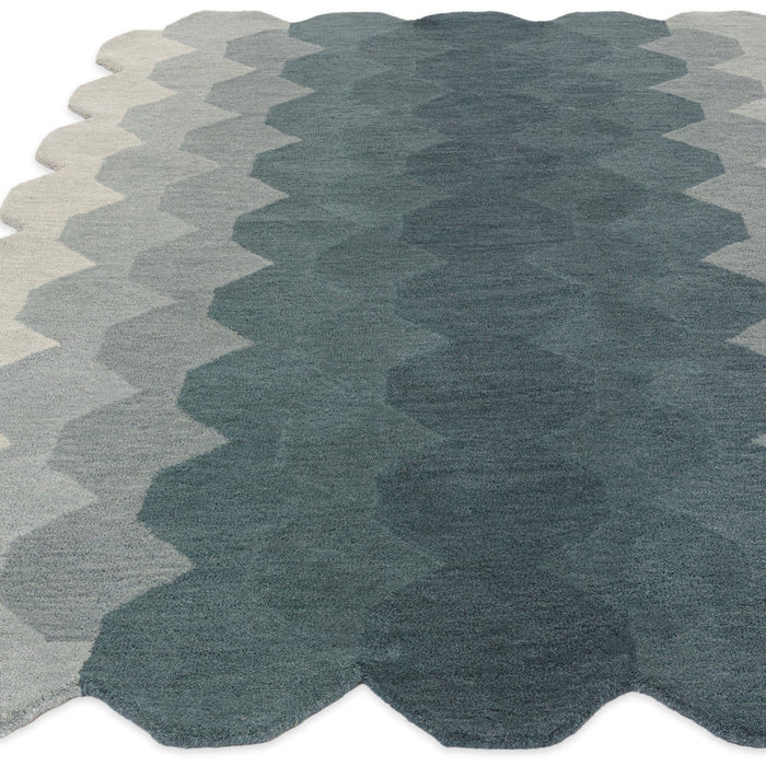 Atmacha Home And Living Rug Hive Teal Rug