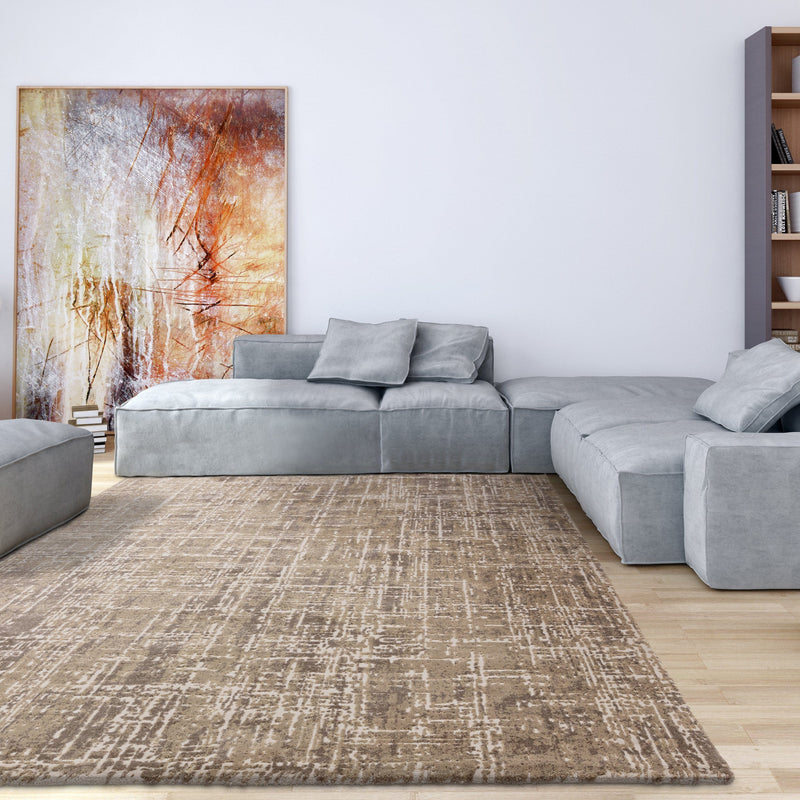 Atmacha Home And Living Rug Kuza Abstract Beige Rug