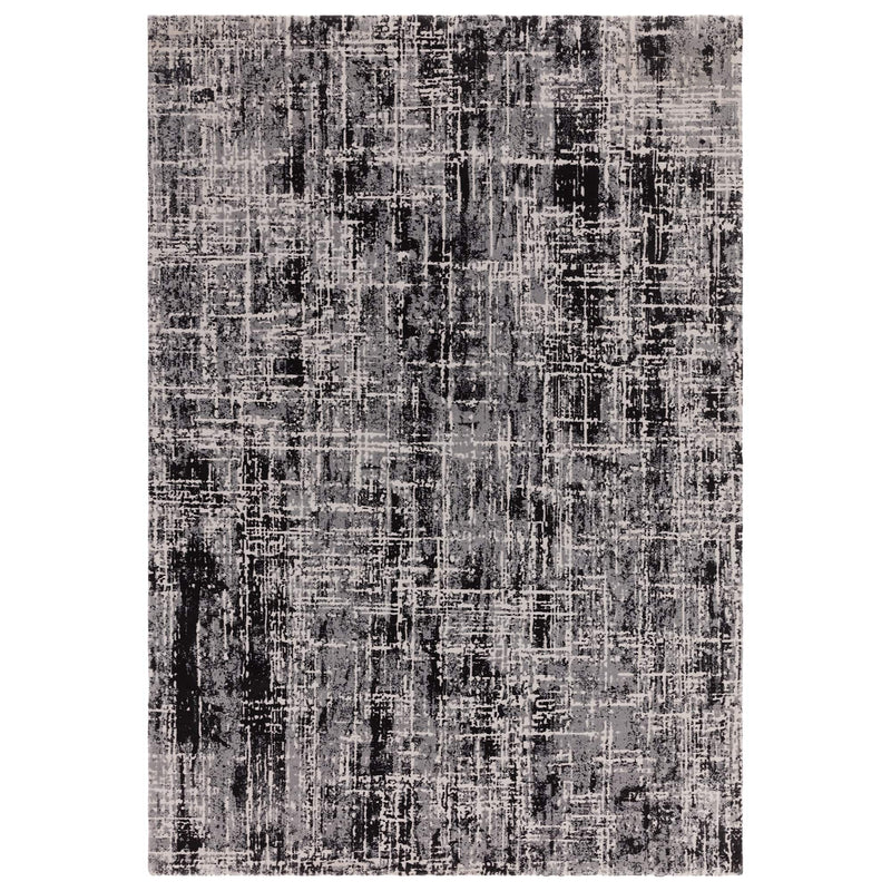 Atmacha Home And Living Rug Kuza Abstract Black Rug