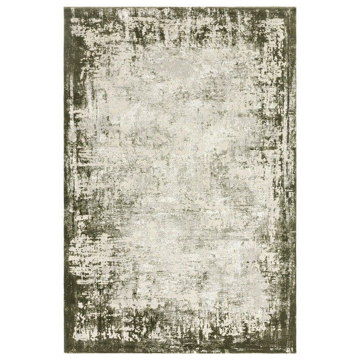 Atmacha Home And Living Rug Kuza Border Green Rug