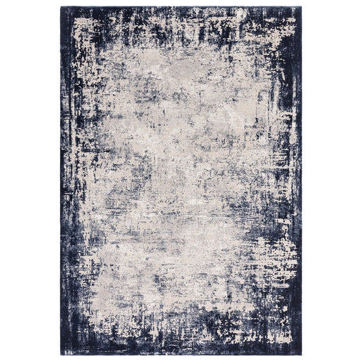 Atmacha Home And Living Rug Kuza Border Navy Rug