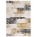 Atmacha Home And Living Rug Kuza Lines Gold Rug