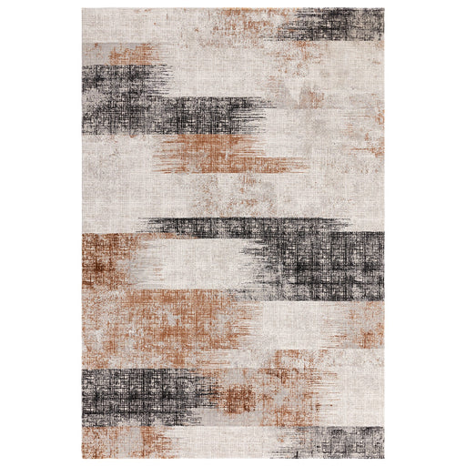 Atmacha Home And Living Rug Kuza Lines Terracotta Rug