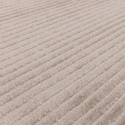 Atmacha Home And Living Rug Kuza Plain Stripe Beige Rug