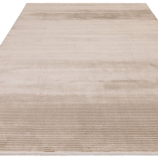 Atmacha Home And Living Rug Kuza Plain Stripe Beige Rug