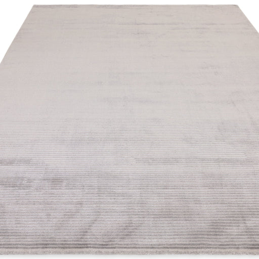 Atmacha Home And Living Rug Kuza Plain Stripe Silver Rug