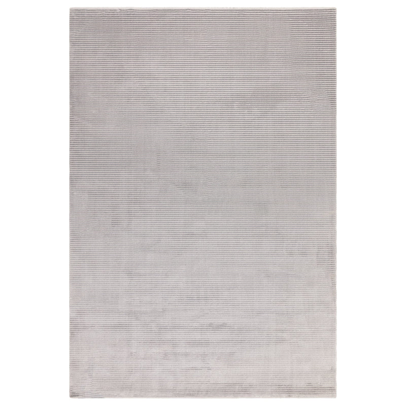 Atmacha Home And Living Rug Kuza Plain Stripe Silver Rug