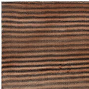 Atmacha Home And Living Rug Kuza Plain Stripe Terracotta Rug