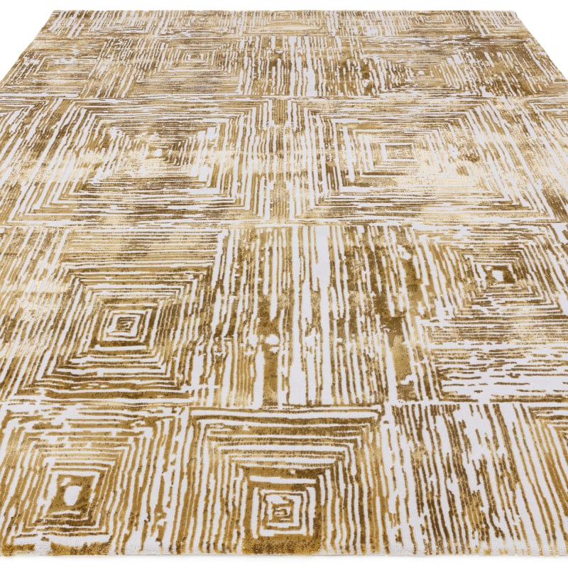 Atmacha Home And Living Rug Kuza Portrait Gold Rug