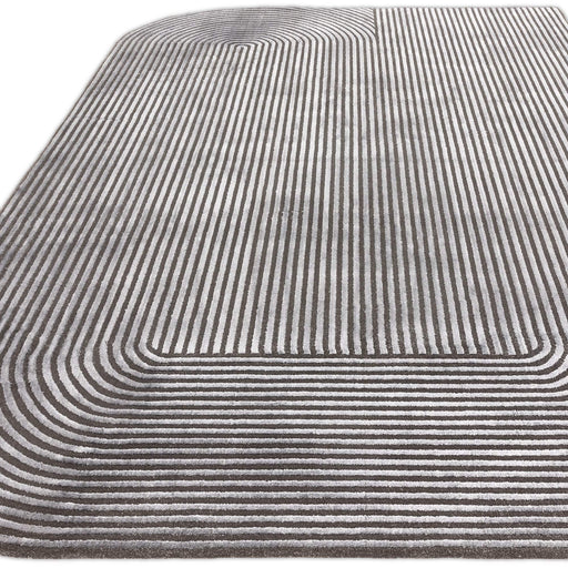 Atmacha Home And Living Rug Kuza Shape Black / Charcoal Rug