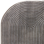 Atmacha Home And Living Rug Kuza Shape Black / Charcoal Rug