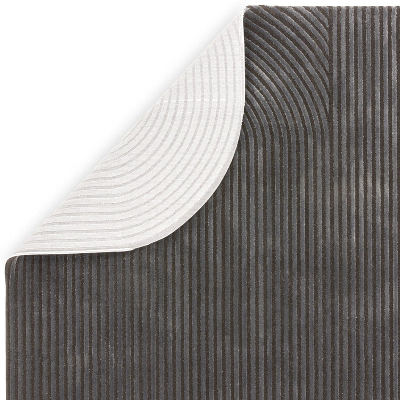 Atmacha Home And Living Rug Kuza Shape Black / Charcoal Rug