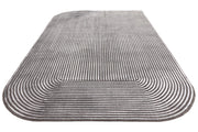 Atmacha Home And Living Rug Kuza Shape Black / Charcoal Rug