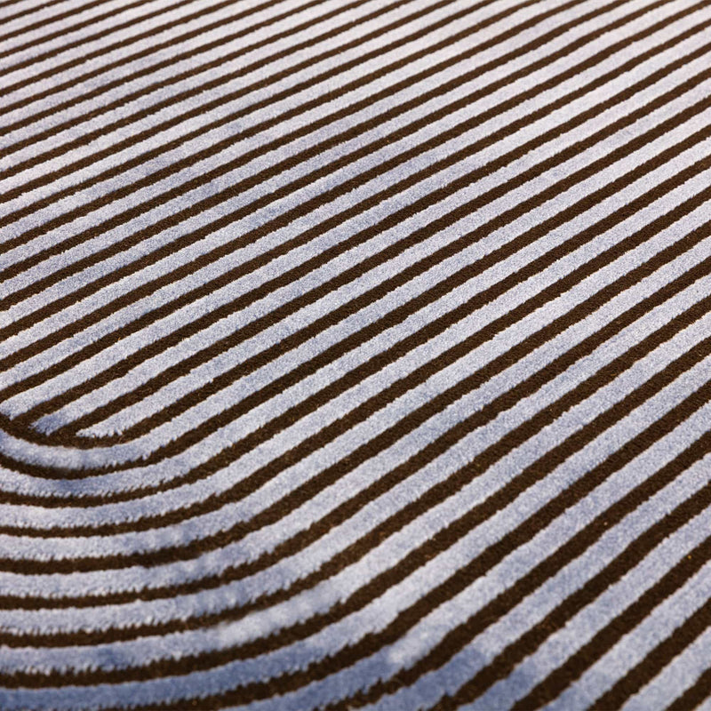 Atmacha Home And Living Rug Kuza Shape Black / Navy Rug